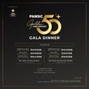 PAMSC 50TH ANNIVERSARY GALA DINNER 2026-DINNER TICKETS - 129p